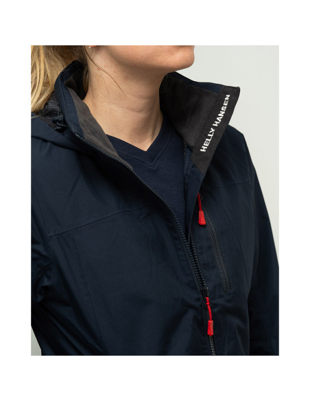 Veste Respirante Crew Hooded int polaire Marine F | Helly Hansen