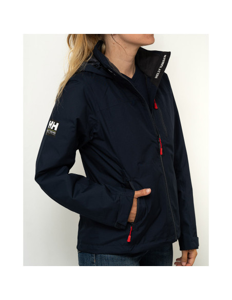 Veste Respirante Crew Hooded int polaire Marine F | Helly Hansen