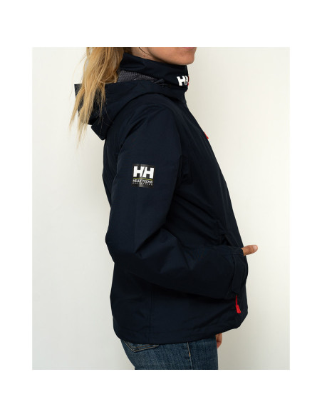Veste Respirante Crew Hooded int polaire Marine F | Helly Hansen