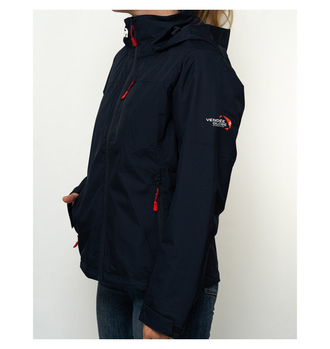 Veste Respirante Crew Hooded int polaire Marine F | Helly Hansen