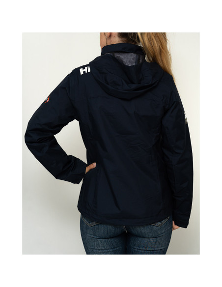 Veste Respirante Crew Hooded int polaire Marine F | Helly Hansen