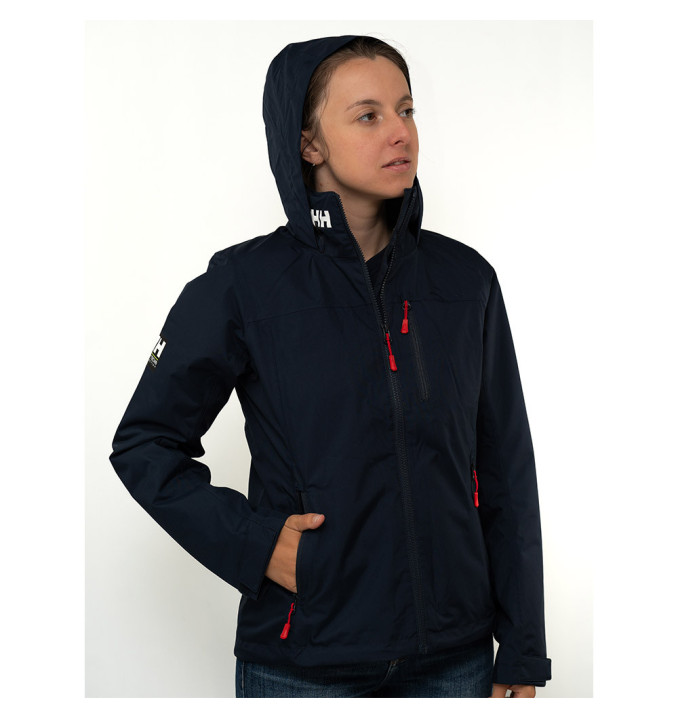 Veste Respirante Crew Hooded int polaire Marine F | Helly Hansen