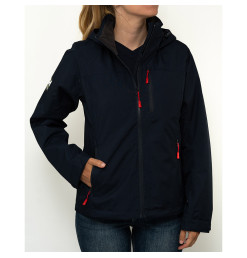 Veste Respirante Crew Hooded int polaire Marine F | Helly Hansen