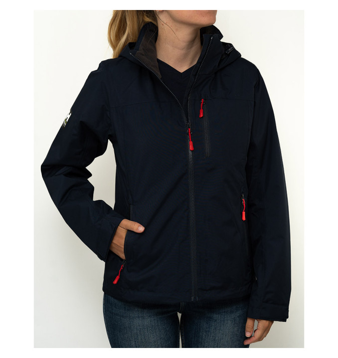 Veste Respirante Crew Hooded int polaire Marine F | Helly Hansen