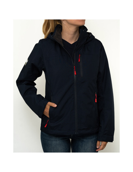 Veste Respirante Crew Hooded int polaire Marine F | Helly Hansen