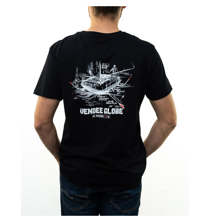 T-Shirt Scow Noir | Vendée Globe