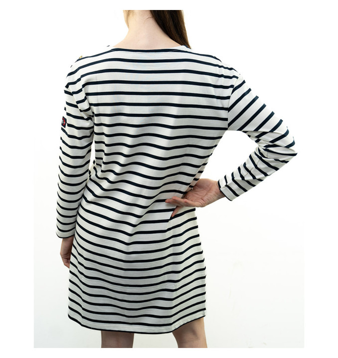 Robe Benjamine Vendée Globe - Écru / Marine