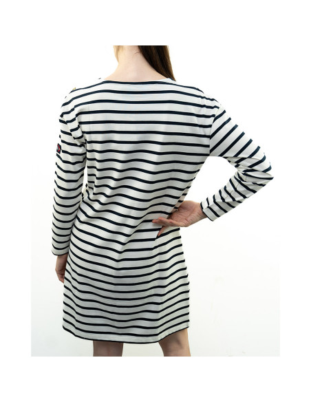 Robe Benjamine Vendée Globe - Écru / Marine