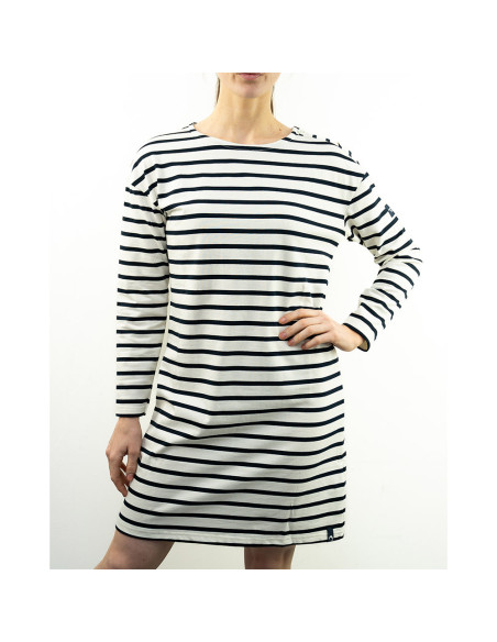 Robe Benjamine Vendée Globe - Écru / Marine