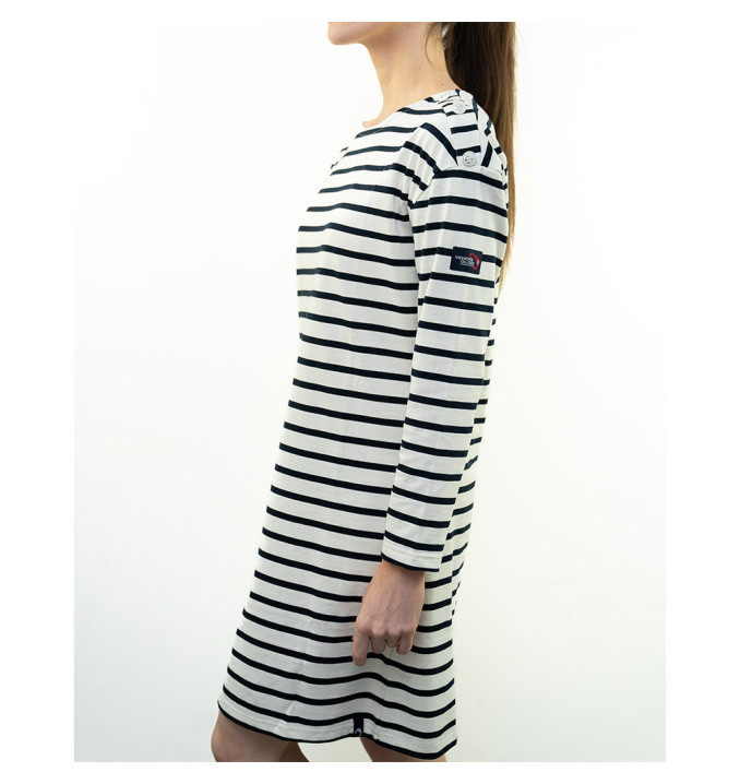 Robe Benjamine Vendée Globe - Écru / Marine
