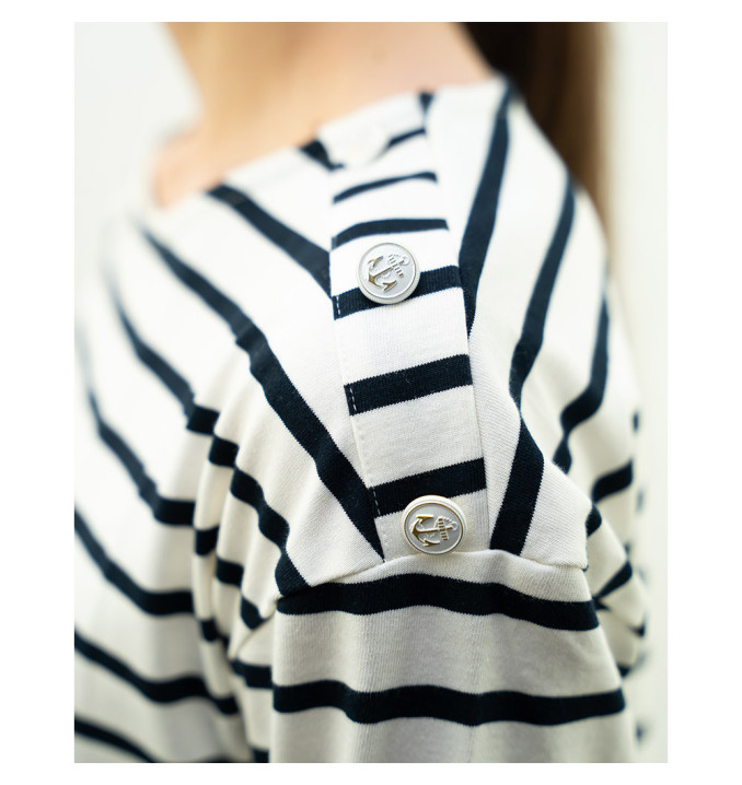 Robe Benjamine Vendée Globe - Écru / Marine