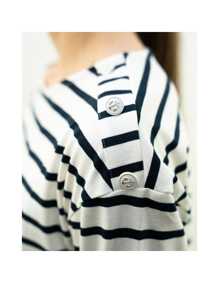 Robe Benjamine Vendée Globe - Écru / Marine