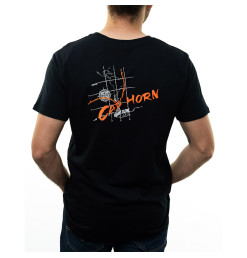 T-Shirt Trace Horn Noir | Vendée Globe 2