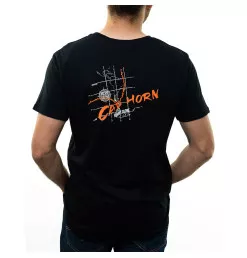 T-Shirt Trace Horn Noir | Vendée Globe 2