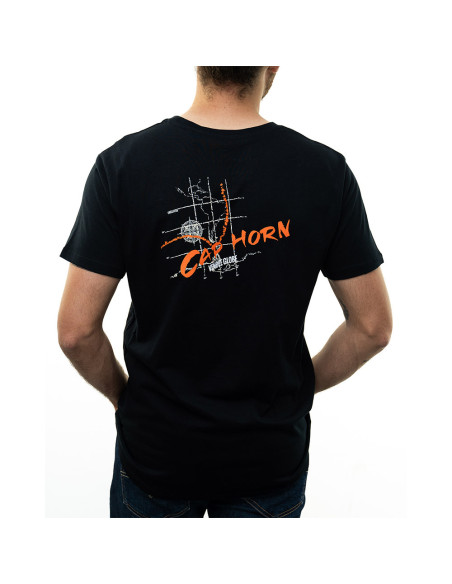 T-Shirt Trace Horn Noir | Vendée Globe