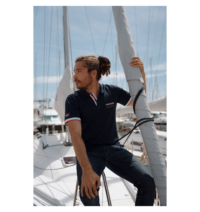 Polo Manche Courte marine Roof | Vendée Globe