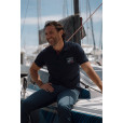 Polo Manche Courte marine Ressac | Vendée Globe