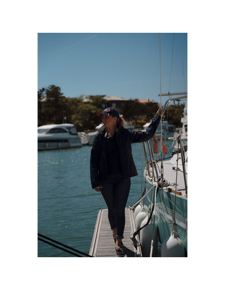 Veste Respirante Crew Hooded int polaire Marine F | Helly Hansen