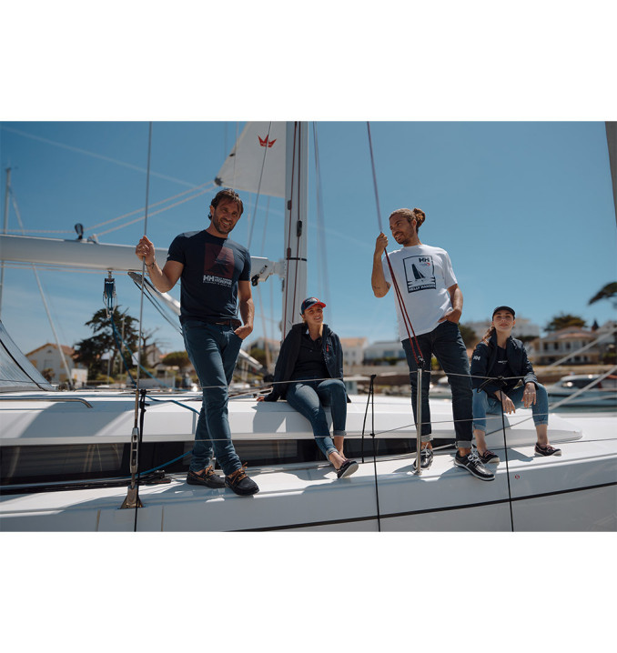 T-Shirt Homme Crew Boat Blanc | Édition Collector Helly Hansen