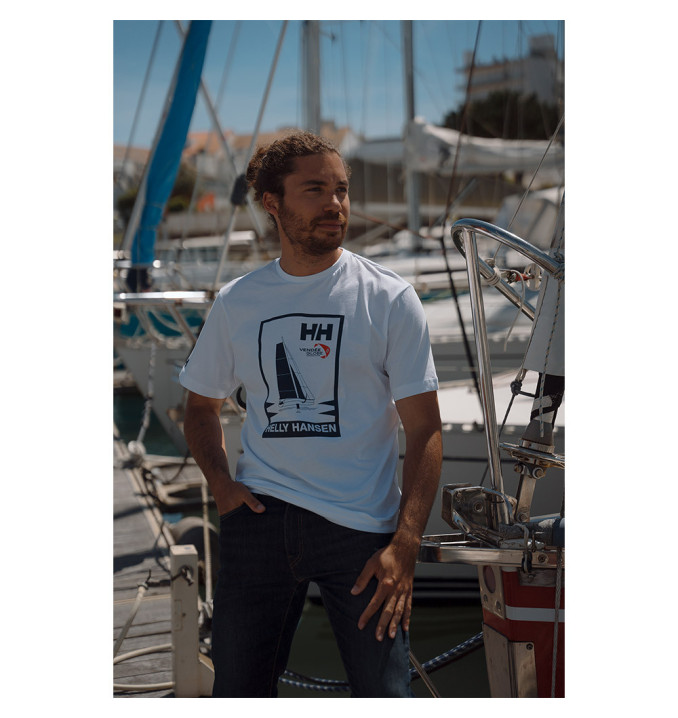 T-Shirt Homme Crew Boat Blanc | Édition Collector Helly Hansen