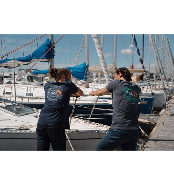 T-Shirt Globe Winner Gris Foncé | Vendée Globe