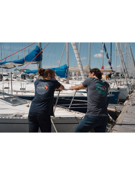 T-Shirt Globe Winner Gris Foncé | Vendée Globe