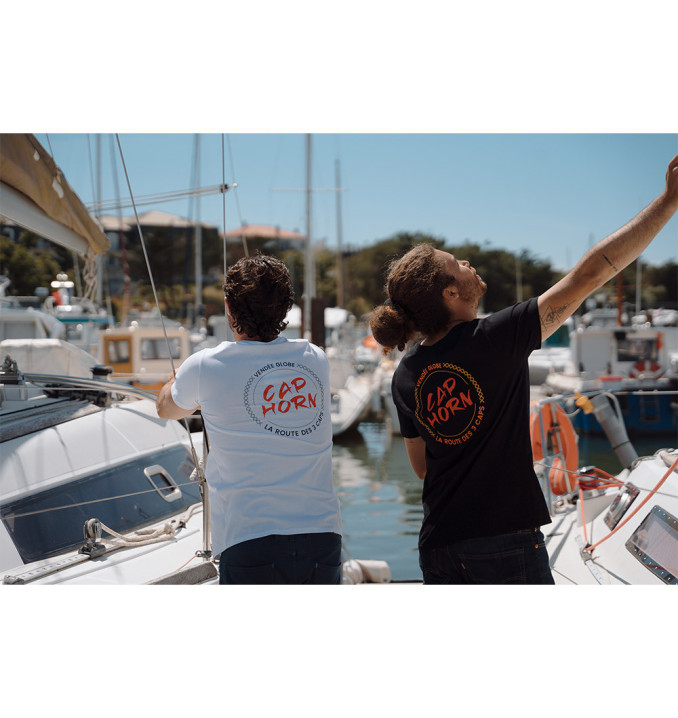 T-Shirt Cap Horn Noir | Vendée Globe