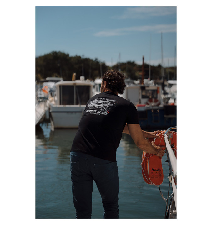 T-Shirt Scow Noir | Vendée Globe