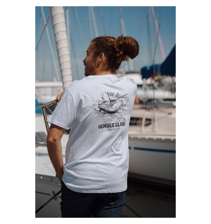 T-Shirt Scow Blanc | Vendée Globe