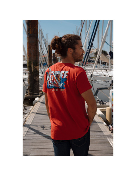 T-Shirt Aventure Rouge | Vendée Globe