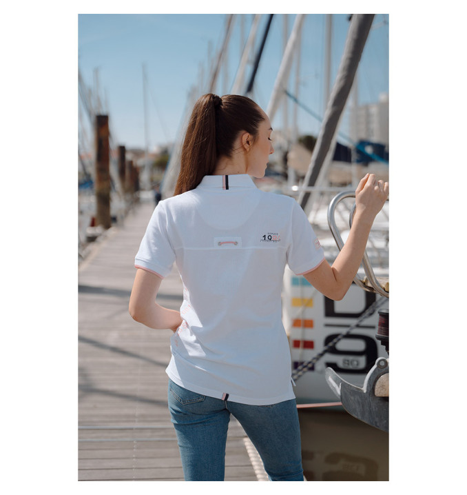 Polo Manche Courte Drisse Blanc | Vendée Globe