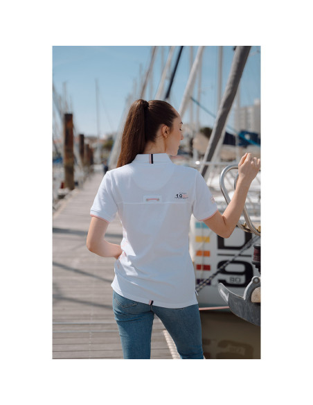 Polo Manche Courte Drisse Blanc | Vendée Globe