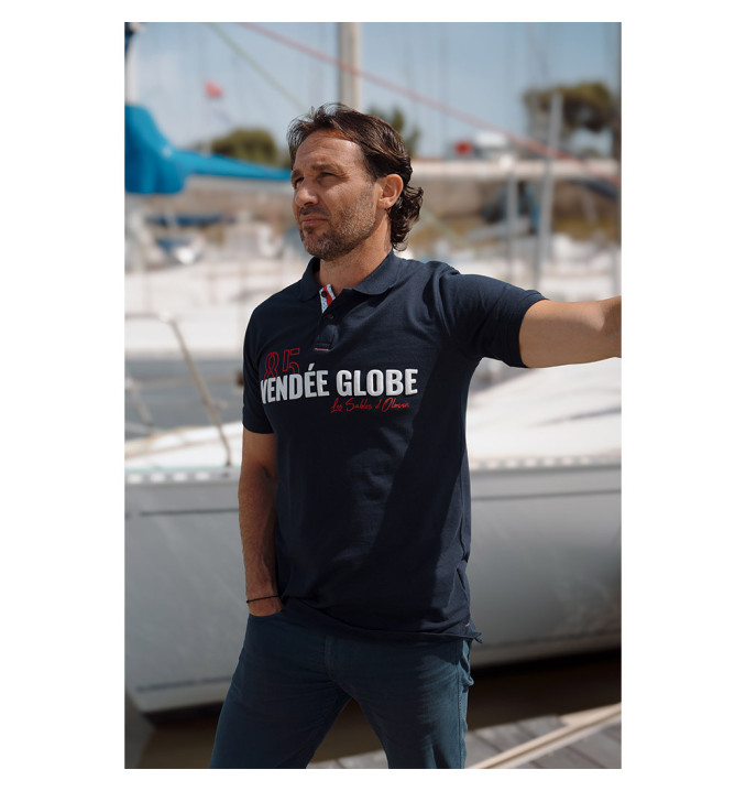 Polo Manches Courtes Genois Marine | Vendée Globe