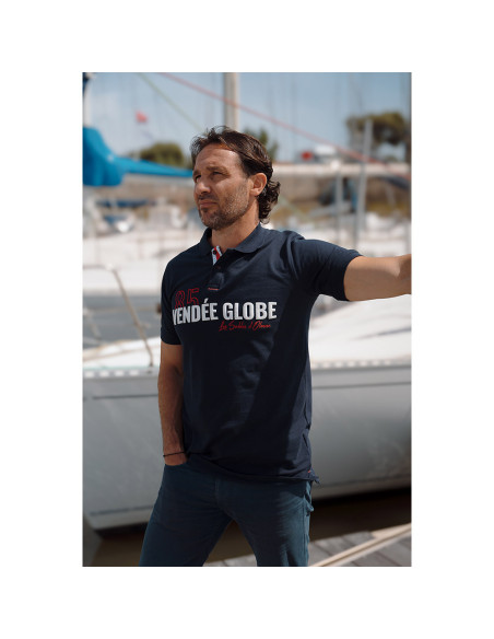 Polo Manches Courtes Genois Marine | Vendée Globe