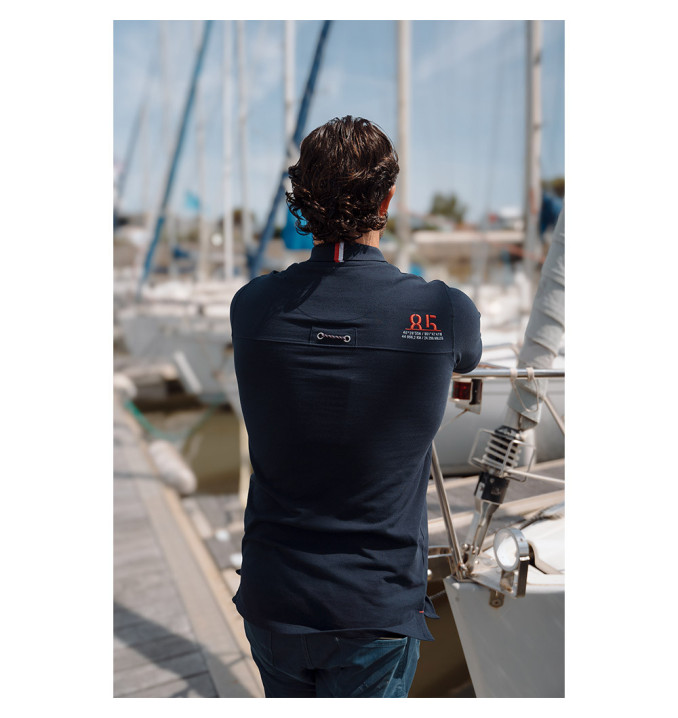 Polo Manches Courtes Genois Marine | Vendée Globe