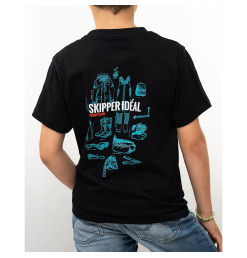 T-Shirt Skipper Idéal Noir | Vendée Globe 2