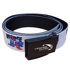 Ceinture Élastiquée / Boucle métal Affiche Officielle Blanc | Vendée Globe 2