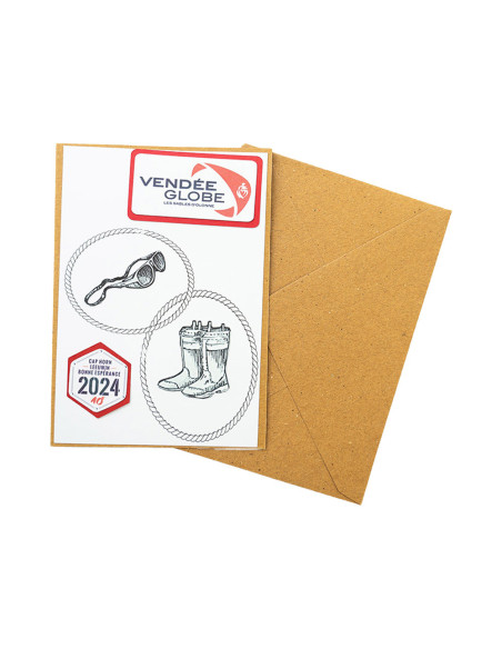 Carte Postale Bottes / Lunettes | Vendée Globe