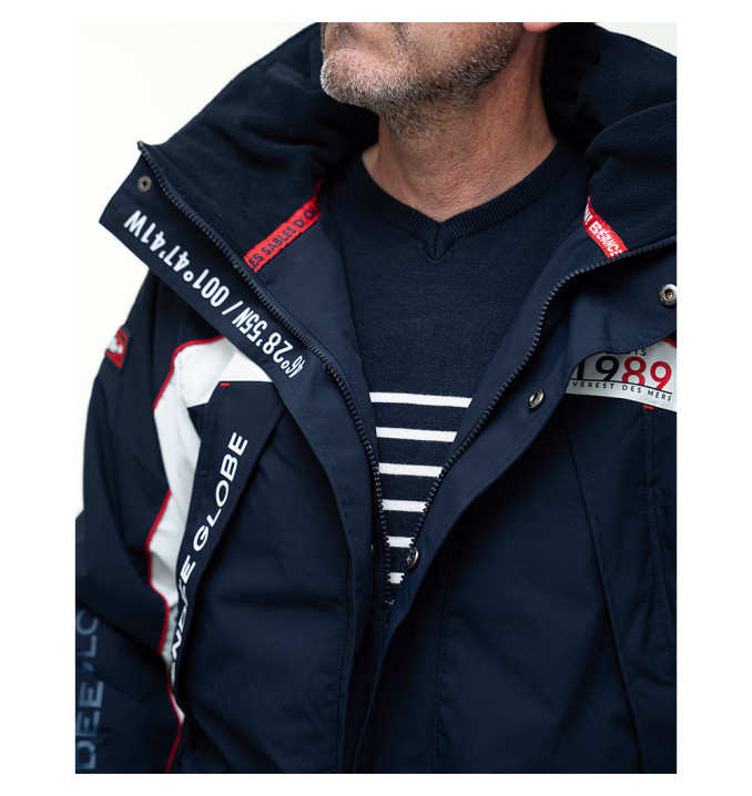 Veste Tanchet Marine / Blanc | Vendée Globe