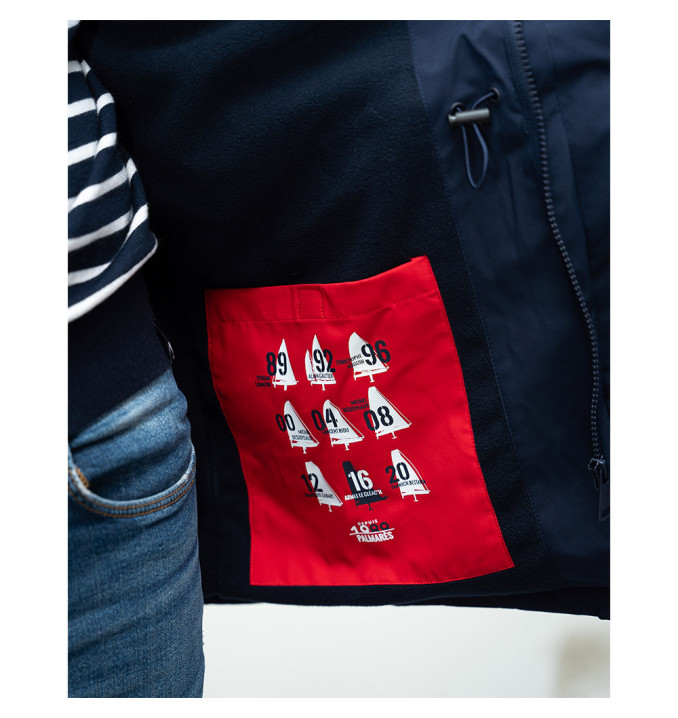 Veste Tanchet Marine / Blanc | Vendée Globe