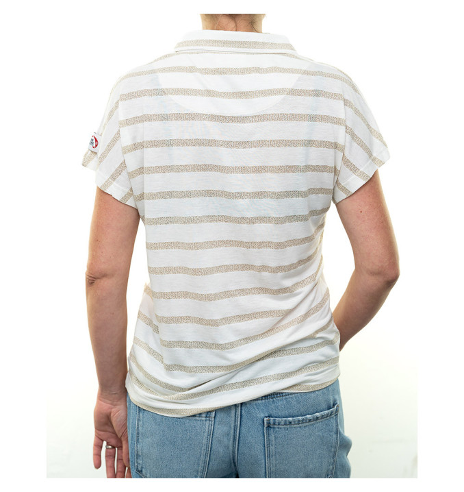 T-Shirt Hainoa Blanc - Bronze | Vendée Globe