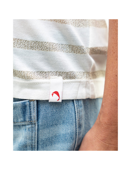 T-Shirt Hainoa Blanc - Bronze | Vendée Globe