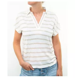 T-Shirt Hainoa Blanc - Bronze | Vendée Globe