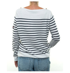 Pull Sollange Blanc / Marine | Vendée Globe 2