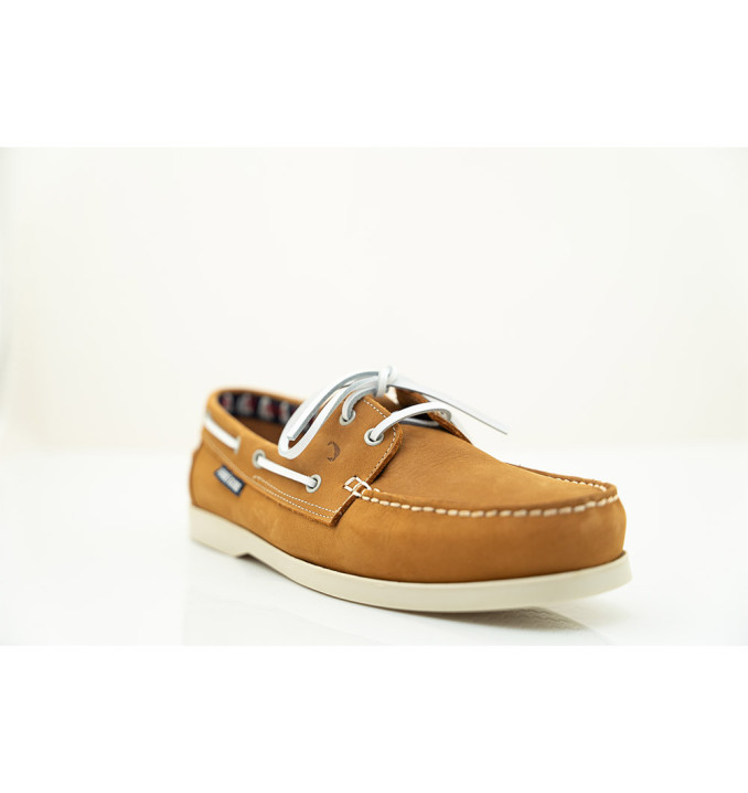 CHAUSSURES NUBUCK HAUBAN MARRON VENDEE GLOBE