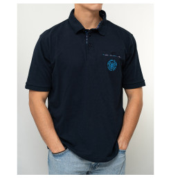 Polo Manche Courte Bleu Marine 1029 | Vendée Globe