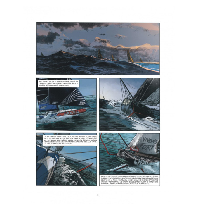 BD officielle 2024  Jamais Renoncer - Chenet / Garreta | Vendée Globe