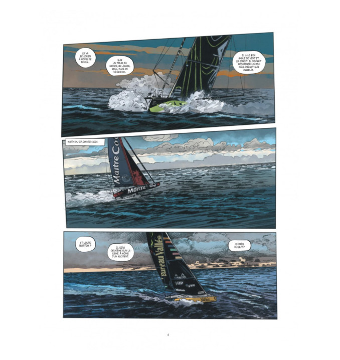 BD officielle 2024  Jamais Renoncer - Chenet / Garreta | Vendée Globe