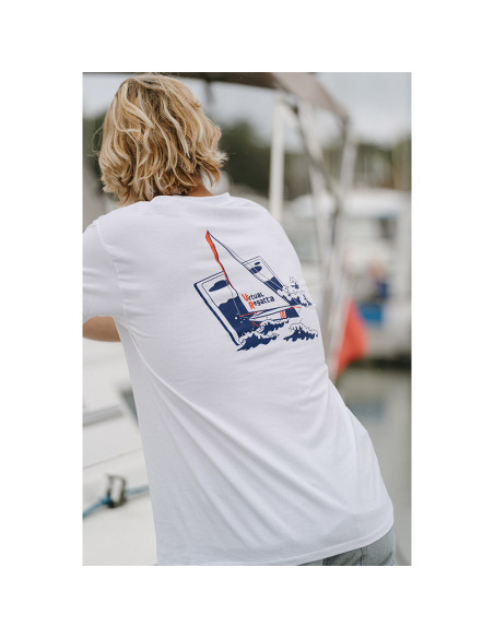 T-Shirt Imoca Virtual Regatta Blanc | Vendée Globe