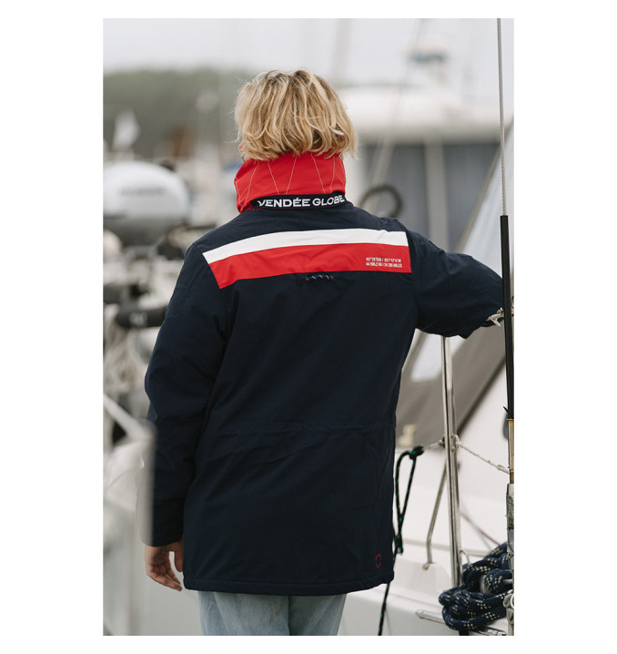 Parka Paracou Marine / Rouge | Vendée Globe